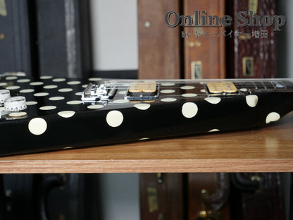 USED 1990s Fernandes FV-105RR BL-W Polka Dots