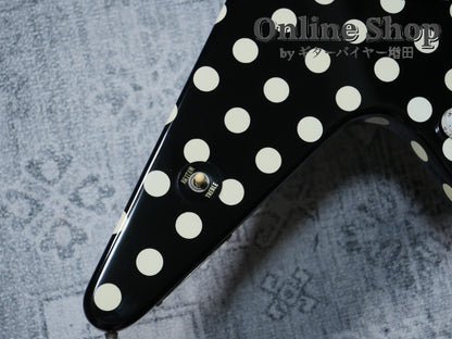 USED 1990s Fernandes FV-105RR BL-W Polka Dots