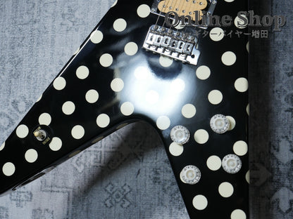 USED 1990s Fernandes FV-105RR BL-W Polka Dots