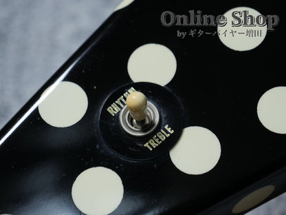 USED 1990s Fernandes FV-105RR BL-W Polka Dots
