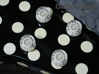 USED 1990s Fernandes FV-105RR BL-W Polka Dots