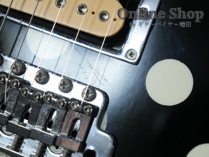 USED 1990s Fernandes FV-105RR BL-W Polka Dots