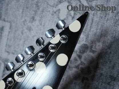 USED 1990s Fernandes FV-105RR BL-W Polka Dots