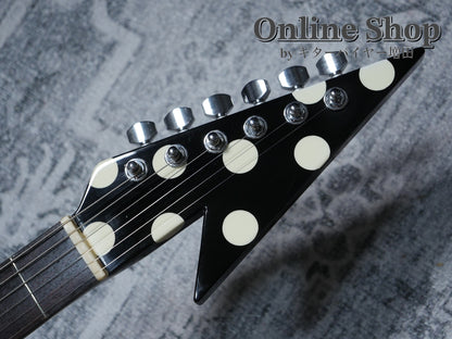 USED 1990s Fernandes FV-105RR BL-W Polka Dots