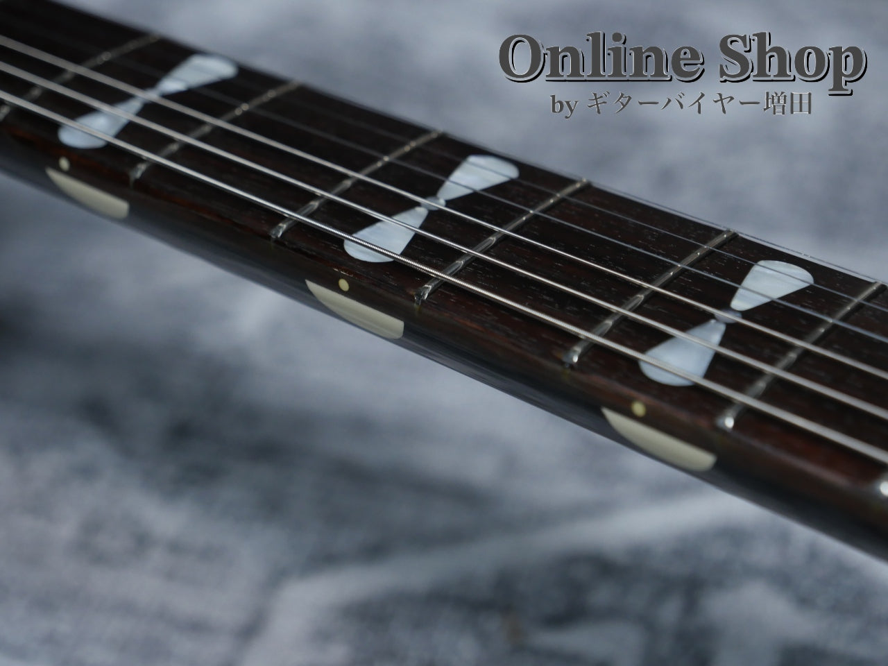 USED 1990s Fernandes FV-105RR BL-W Polka Dots