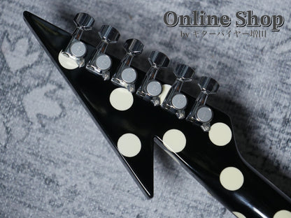 USED 1990s Fernandes FV-105RR BL-W Polka Dots