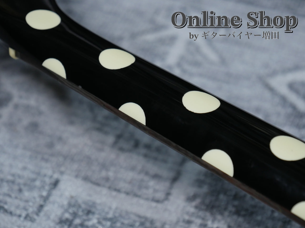 USED 1990s Fernandes FV-105RR BL-W Polka Dots