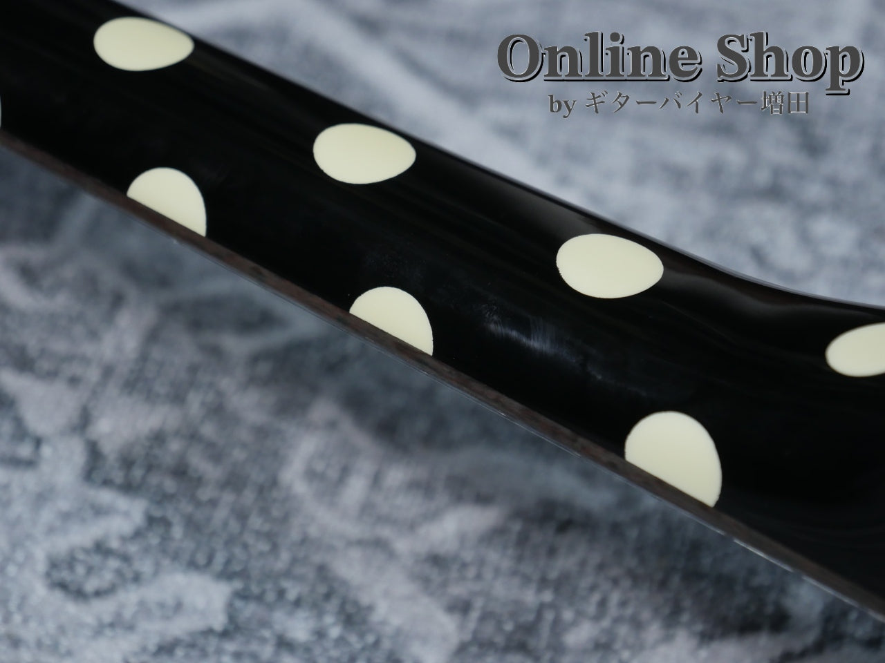 USED 1990s Fernandes FV-105RR BL-W Polka Dots