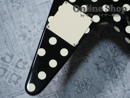 USED 1990s Fernandes FV-105RR BL-W Polka Dots