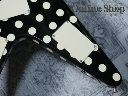 USED 1990s Fernandes FV-105RR BL-W Polka Dots