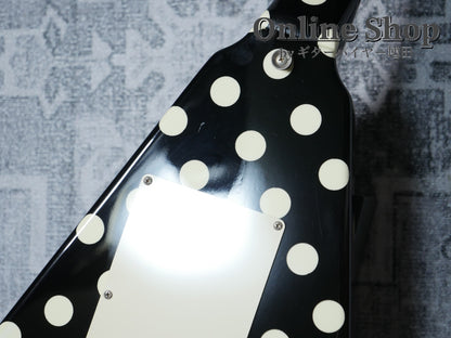 USED 1990s Fernandes FV-105RR BL-W Polka Dots