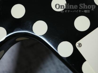 USED 1990s Fernandes FV-105RR BL-W Polka Dots