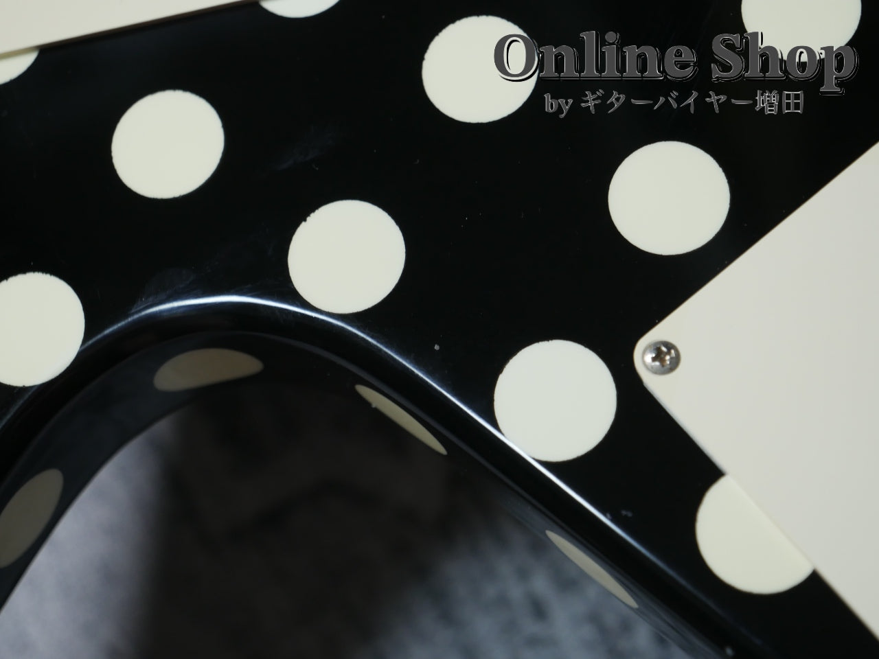 USED 1990s Fernandes FV-105RR BL-W Polka Dots
