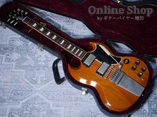 USED 2000 Gibson Custom Shop Historic Collection Les Paul SG Standard Reissue w/ Aged Hardware & Maestro Faded Cherry