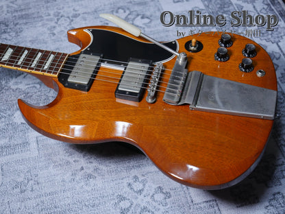 USED 2000 Gibson Custom Shop Historic Collection Les Paul SG Standard Reissue w/ Aged Hardware & Maestro Faded Cherry