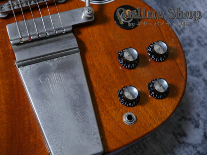 USED 2000 Gibson Custom Shop Historic Collection Les Paul SG Standard Reissue w/ Aged Hardware & Maestro Faded Cherry
