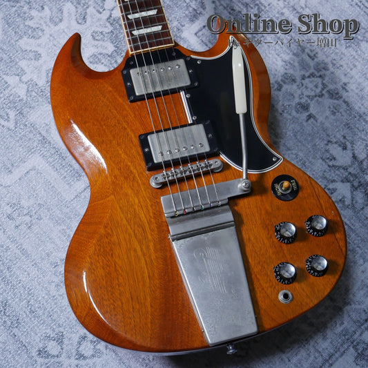 USED 2000 Gibson Custom Shop Historic Collection Les Paul SG Standard Reissue w/ Aged Hardware & Maestro Faded Cherry