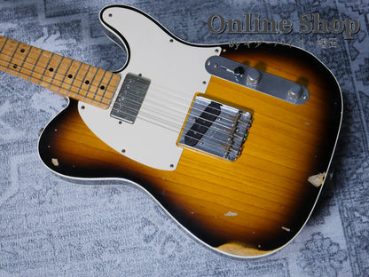 USED 2007 Fender Custom Shop TBC 1959 Custom Esquire Relic 2-Color Sunburst