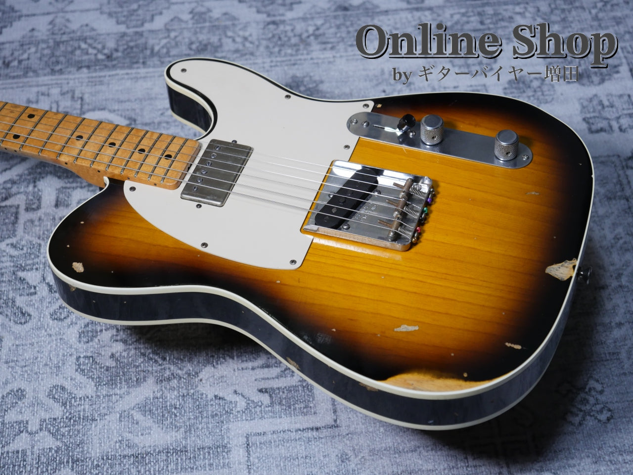 USED 2007 Fender Custom Shop TBC 1959 Custom Esquire Relic 2-Color Sunburst