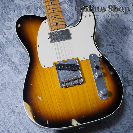 USED 2007 Fender Custom Shop TBC 1959 Custom Esquire Relic 2-Color Sunburst