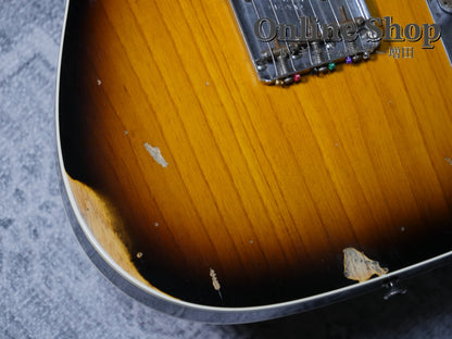 USED 2007 Fender Custom Shop TBC 1959 Custom Esquire Relic 2-Color Sunburst