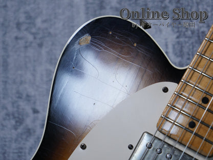 USED 2007 Fender Custom Shop TBC 1959 Custom Esquire Relic 2-Color Sunburst