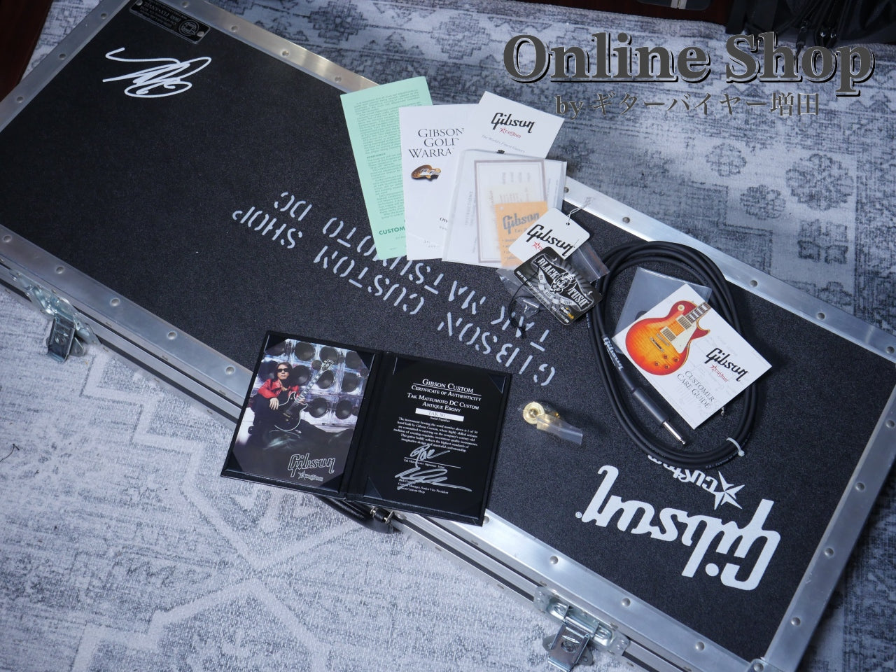 【商談中】USED 2008 Gibson Custom Shop TAK Matsumoto DC Custom "1st" Antique Ebony