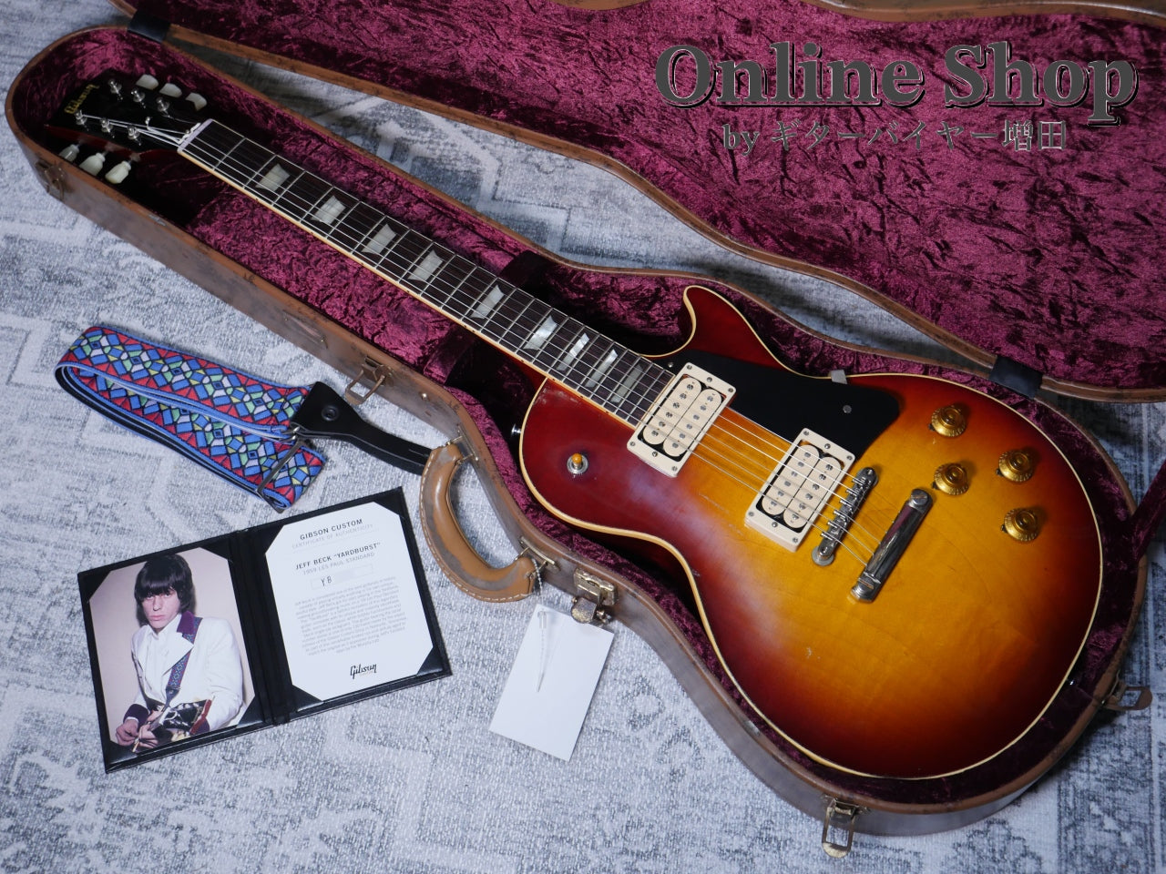 【商談中】USED 2024 Gibson Custom Shop Jeff Beck “YardBurst” 1959 Les Paul Standard Dark Cherry Sunburst