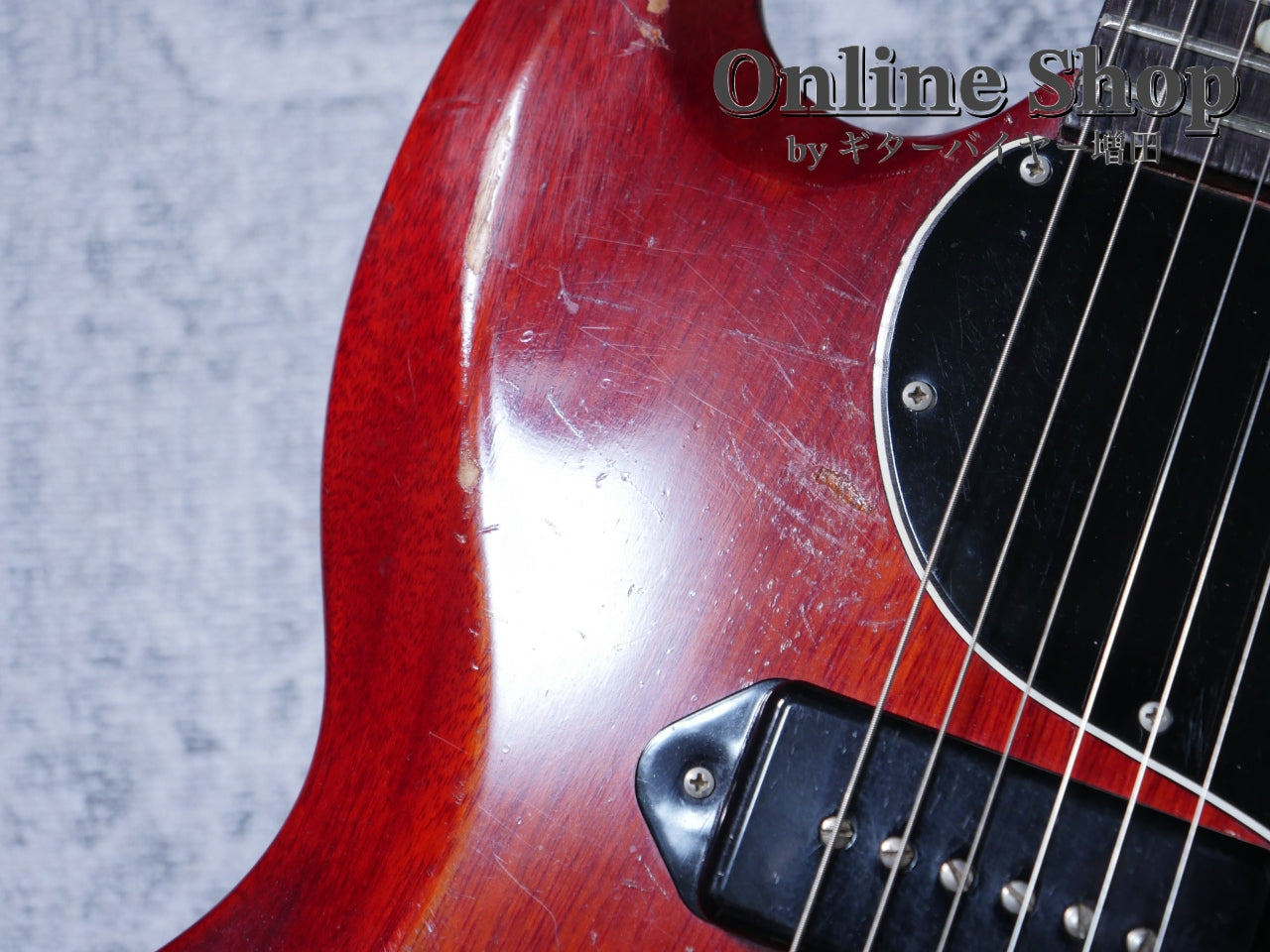 VINTAGE 1963 Gibson SG Jr. Cherry Red