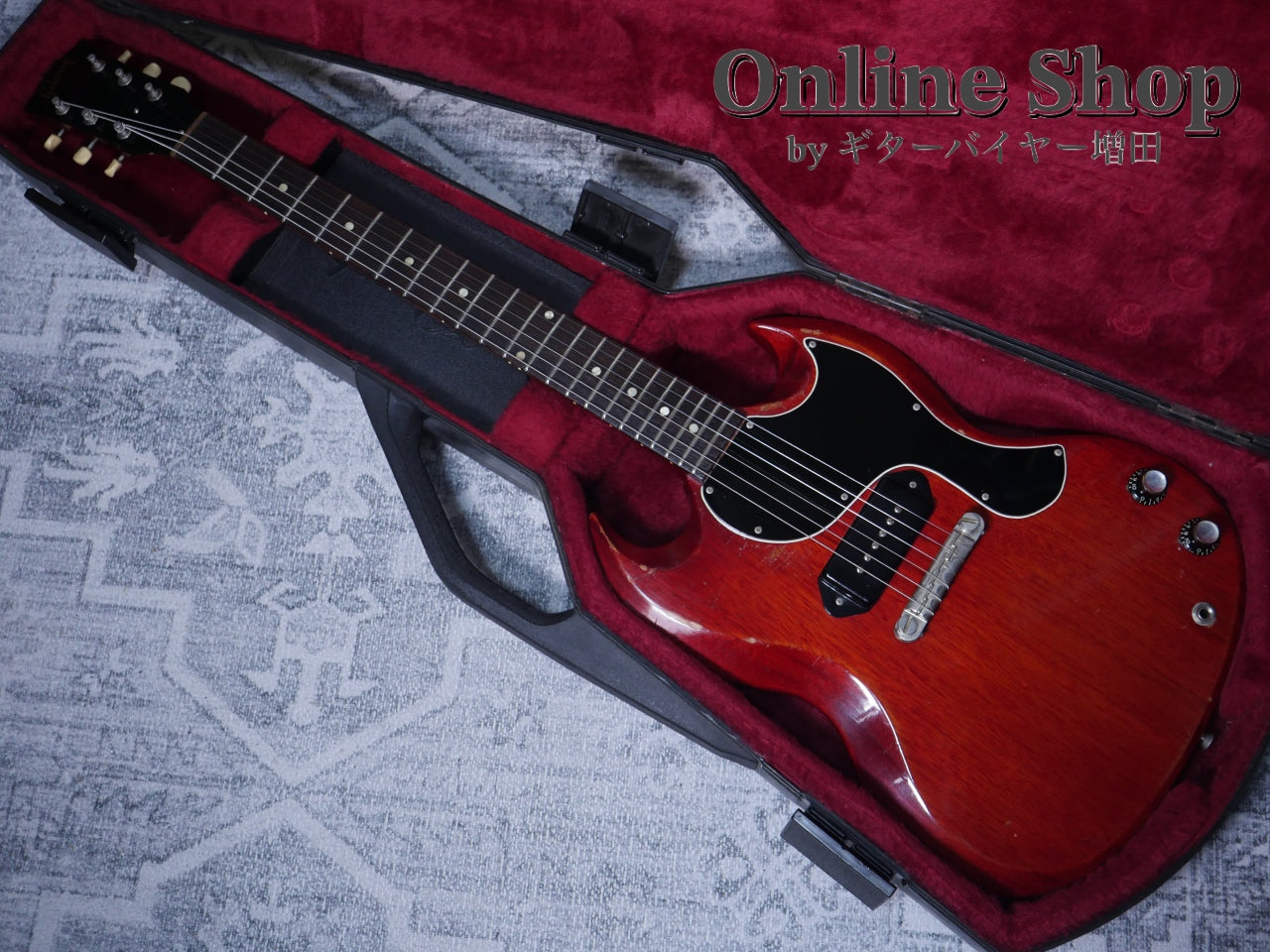 VINTAGE 1963 Gibson SG Jr. Cherry Red – ギターバイヤー増田の
