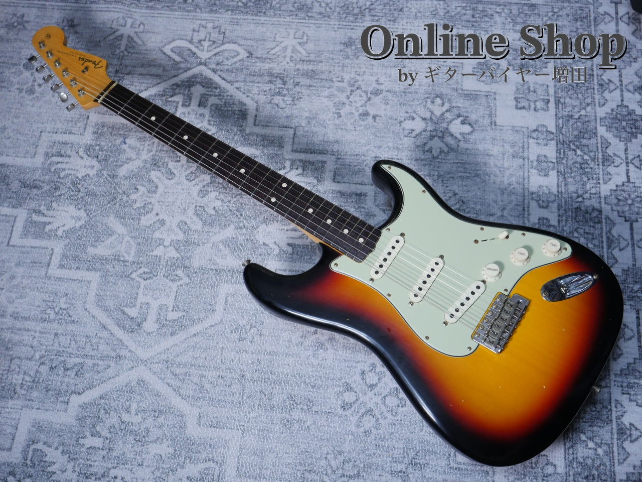 USED 2022 Fender Custom Shop MBS "Austin MacNutt" 1961 Stratocaster Journeyman Relic 3-Color Sunburst