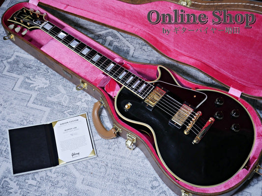 USED 2022 Gibson Custom Shop Murphy Lab 1957 Les Paul Custom Reissue Ebony 2-Pickups Ultra Light Aged