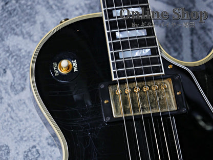 USED 2022 Gibson Custom Shop Murphy Lab 1957 Les Paul Custom Reissue Ebony 2-Pickups Ultra Light Aged