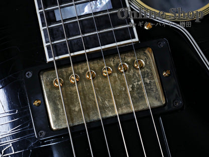 USED 2022 Gibson Custom Shop Murphy Lab 1957 Les Paul Custom Reissue Ebony 2-Pickups Ultra Light Aged
