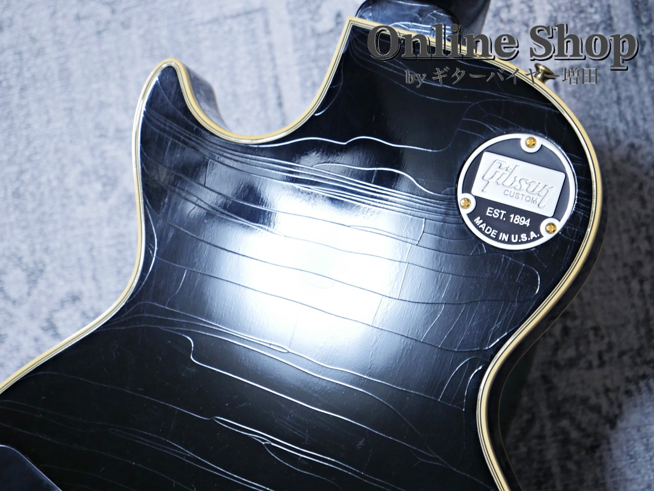 USED 2022 Gibson Custom Shop Murphy Lab 1957 Les Paul Custom Reissue Ebony 2-Pickups Ultra Light Aged