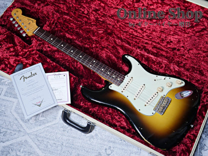 USED 2008 Fender Custom Shop MBS "John Cruz" 1961 Stratocaster Relic "Abigail Ybarra" 2-Color Sunburst