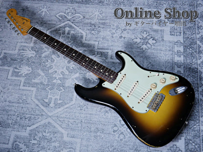 USED 2008 Fender Custom Shop MBS "John Cruz" 1961 Stratocaster Relic "Abigail Ybarra" 2-Color Sunburst