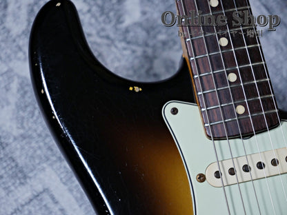USED 2008 Fender Custom Shop MBS "John Cruz" 1961 Stratocaster Relic "Abigail Ybarra" 2-Color Sunburst