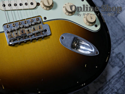 USED 2008 Fender Custom Shop MBS "John Cruz" 1961 Stratocaster Relic "Abigail Ybarra" 2-Color Sunburst
