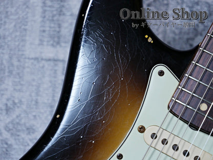USED 2008 Fender Custom Shop MBS "John Cruz" 1961 Stratocaster Relic "Abigail Ybarra" 2-Color Sunburst