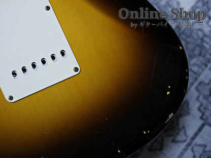 USED 2008 Fender Custom Shop MBS "John Cruz" 1961 Stratocaster Relic "Abigail Ybarra" 2-Color Sunburst