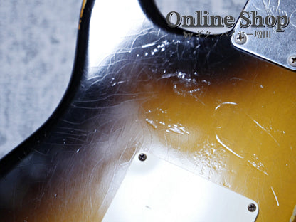 USED 2008 Fender Custom Shop MBS "John Cruz" 1961 Stratocaster Relic "Abigail Ybarra" 2-Color Sunburst