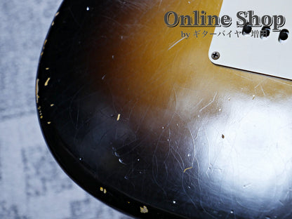 USED 2008 Fender Custom Shop MBS "John Cruz" 1961 Stratocaster Relic "Abigail Ybarra" 2-Color Sunburst