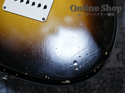 USED 2008 Fender Custom Shop MBS "John Cruz" 1961 Stratocaster Relic "Abigail Ybarra" 2-Color Sunburst