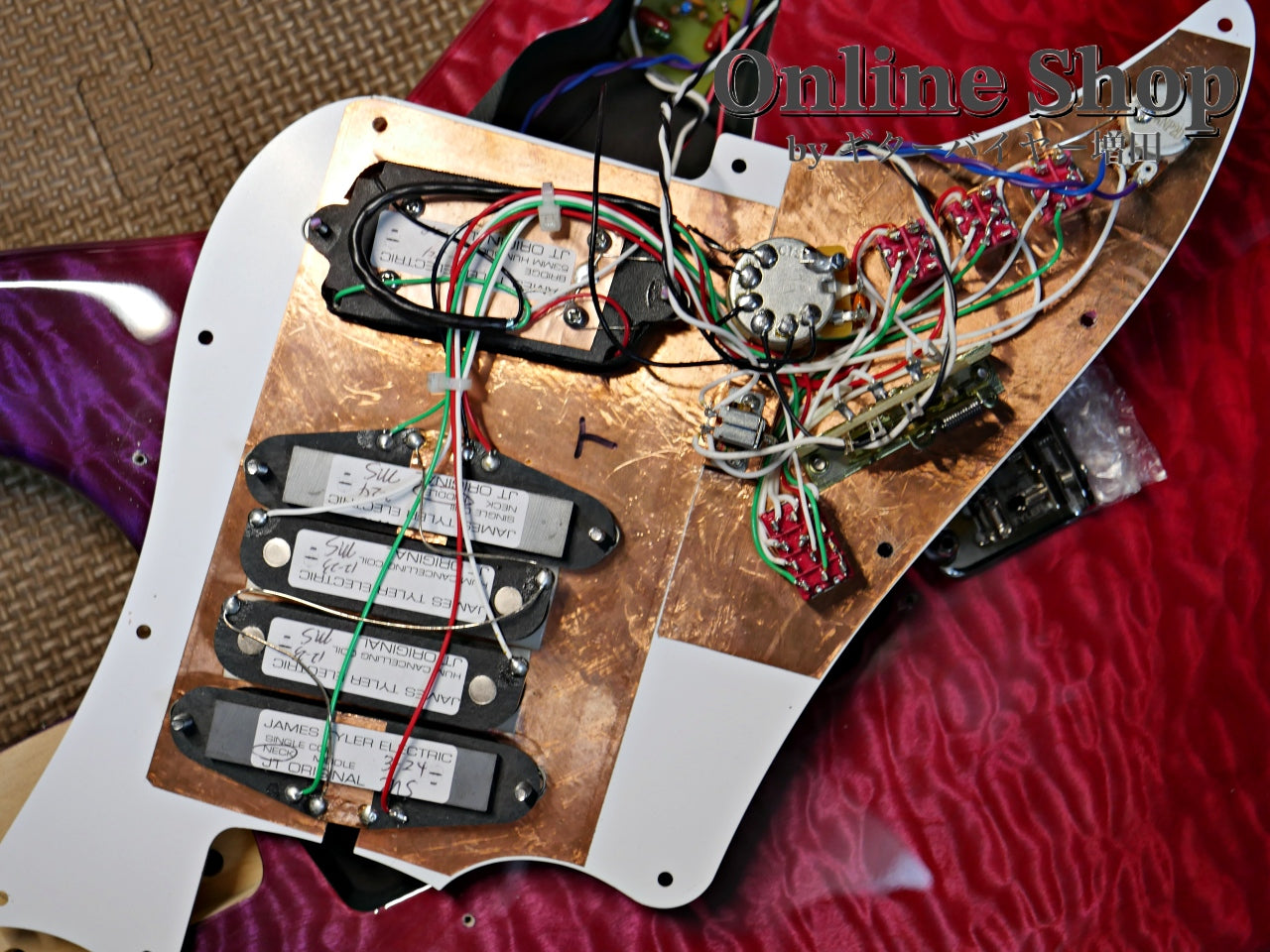 USED 2024 James Tyler USA Studio Elite QMT "Full Option w/JTO Pickups" Transparent Jimburst