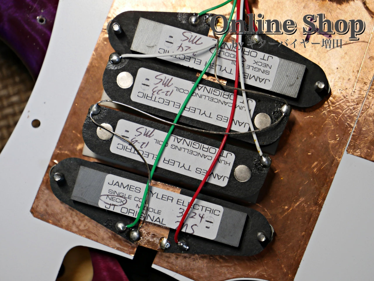 USED 2024 James Tyler USA Studio Elite QMT "Full Option w/JTO Pickups" Transparent Jimburst