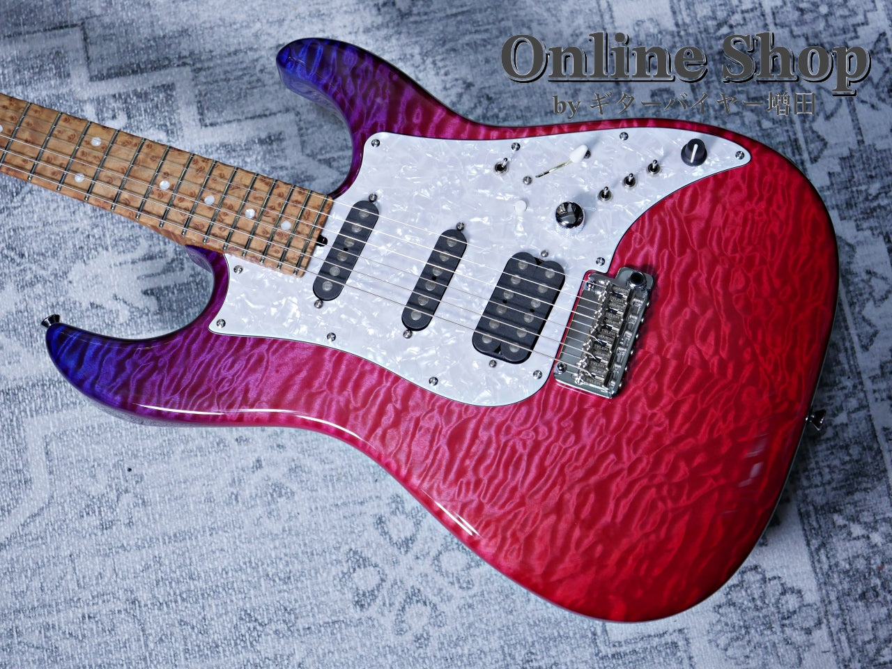 USED 2024 James Tyler USA Studio Elite QMT "Full Option w/JTO Pickups" Transparent Jimburst