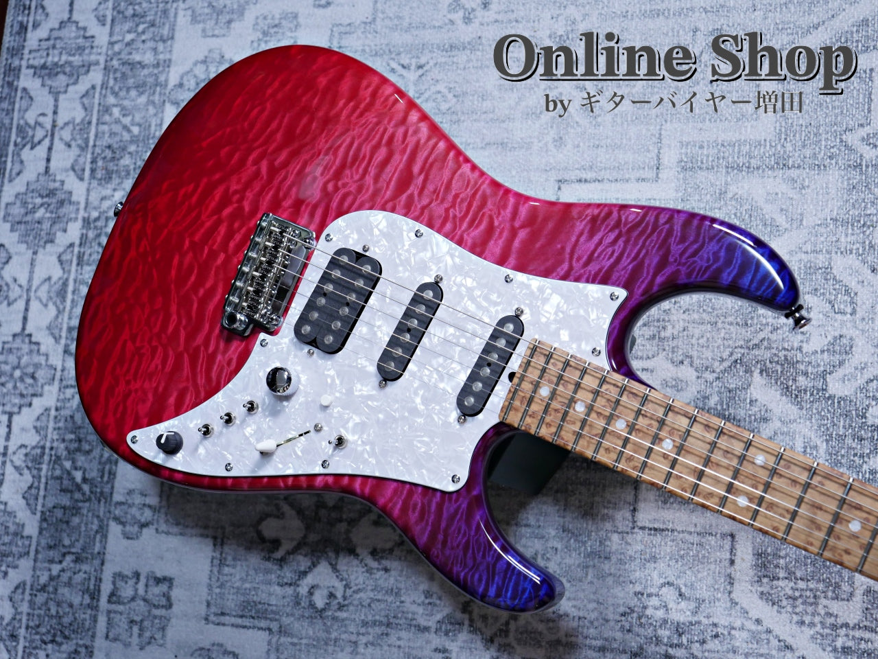 USED 2024 James Tyler USA Studio Elite QMT "Full Option w/JTO Pickups" Transparent Jimburst