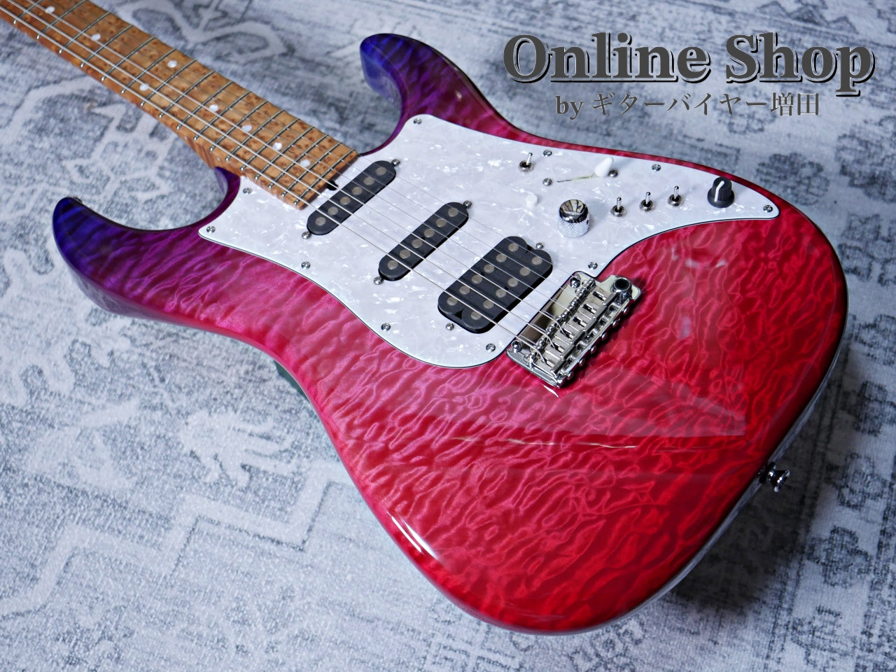 USED 2024 James Tyler USA Studio Elite QMT "Full Option w/JTO Pickups" Transparent Jimburst