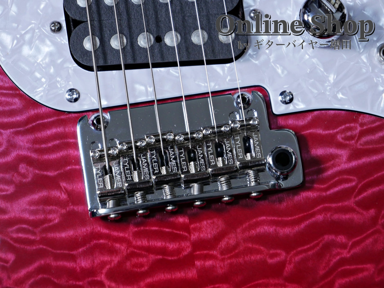 USED 2024 James Tyler USA Studio Elite QMT "Full Option w/JTO Pickups" Transparent Jimburst